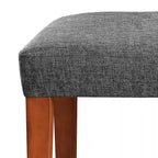 Banc de rangement capitonné gris / gris clair / bleu / beige, 1 place