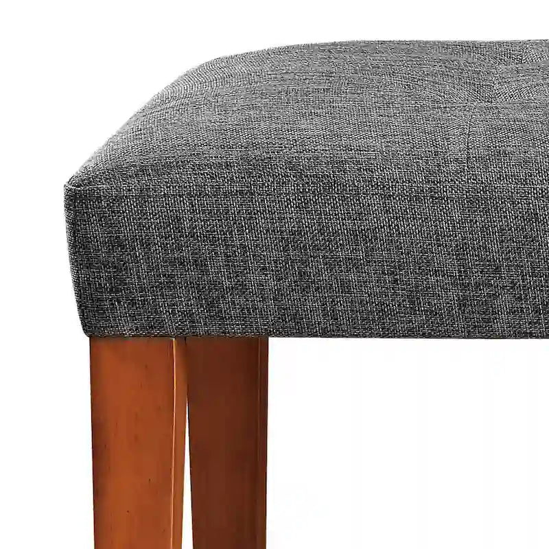 Banc de rangement capitonné gris / gris clair / bleu / beige, 1 place