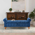62  Bedroom tufted Button Storage Bench