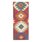 Banc rembourré Kilim fait main blanc cassé, 1 personne