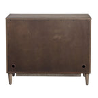 Armoire 2 portes chêne gris motif étoile