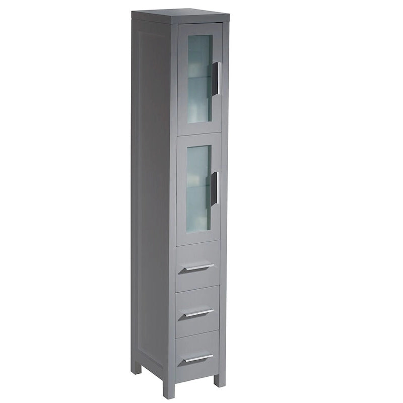 Fresca Torino 68-1/8  Plywood Free Standing Bathroom Linen Tower