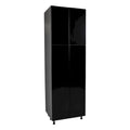 Armoire utilitaire à quatre portes, plusieurs coloris, 24×96×23⅜ po