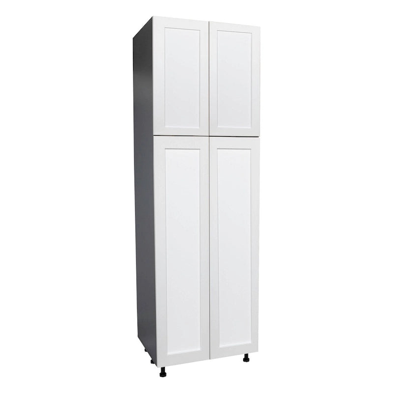 Armoire utilitaire à quatre portes, plusieurs coloris, 24×96×23⅜ po