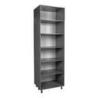 24  x 96  Utility Cabinet-Four Door-Grey - 24 x 96 x 23 3/8