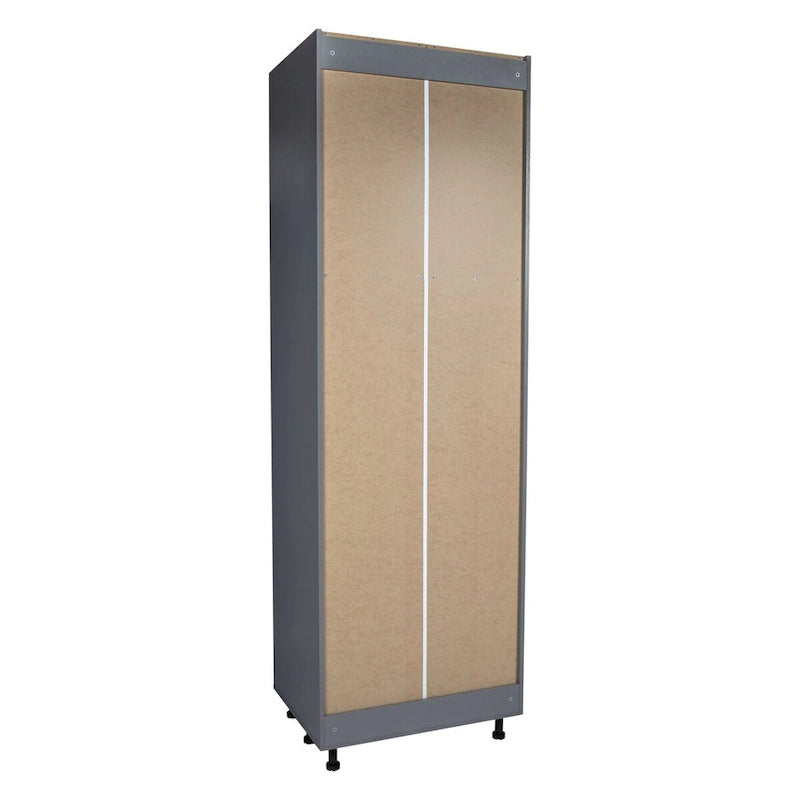 Armoire utilitaire à quatre portes, plusieurs coloris, 24×96×23⅜ po