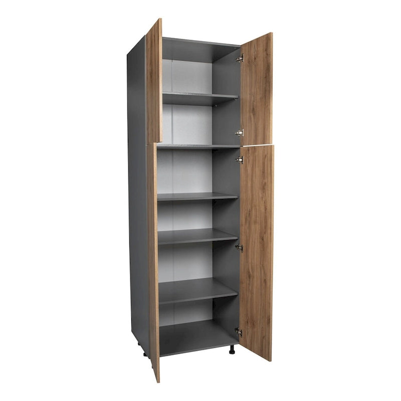 Armoire utilitaire à quatre portes, plusieurs coloris, 24×96×23⅜ po