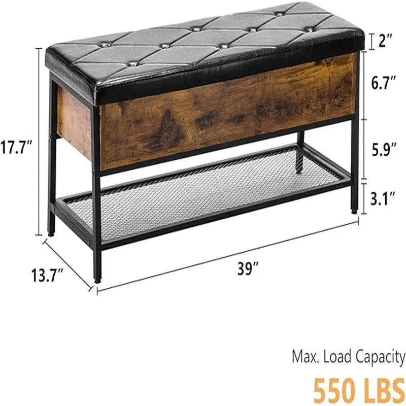 Banc de rangement 31 pouces