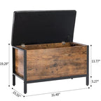 Banc de rangement 31 pouces