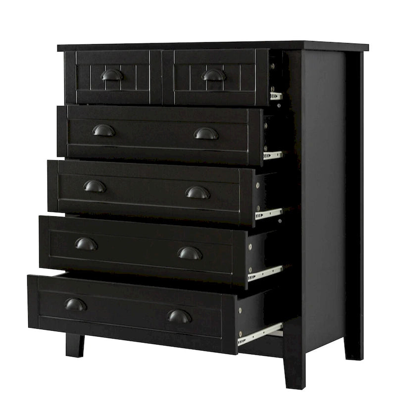 Commode à tiroirs, armoire d'appoint, buffet, comptoir de service, cadre en bois massif, panneau de porte en plastique