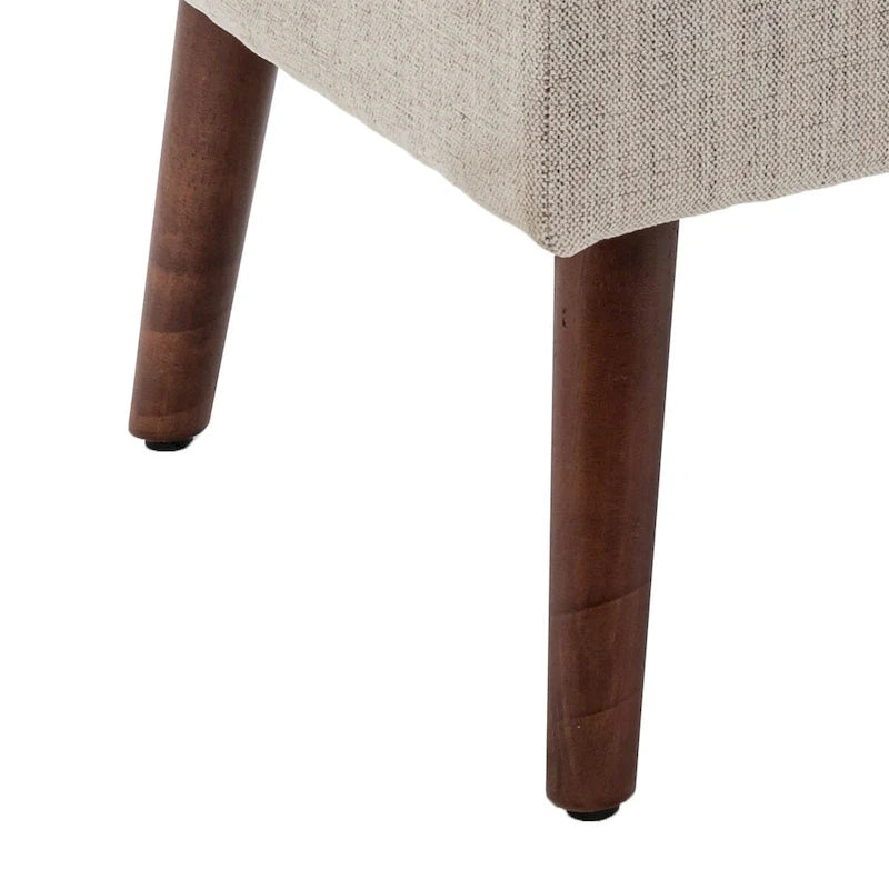 Banc de rangement capitonné rabattable 2 places, marron/gris clair/gris foncé