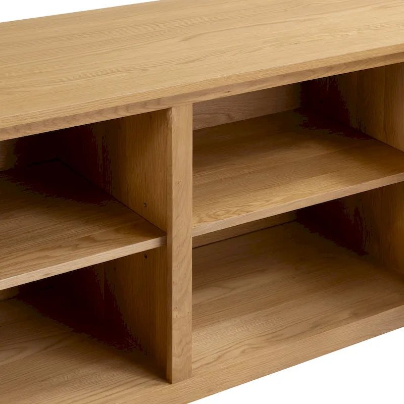Buffet en chêne naturel à 3 portes et cannage
