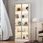 Vitrine d'affichage modulaire haute noire avec LED, 1 personne