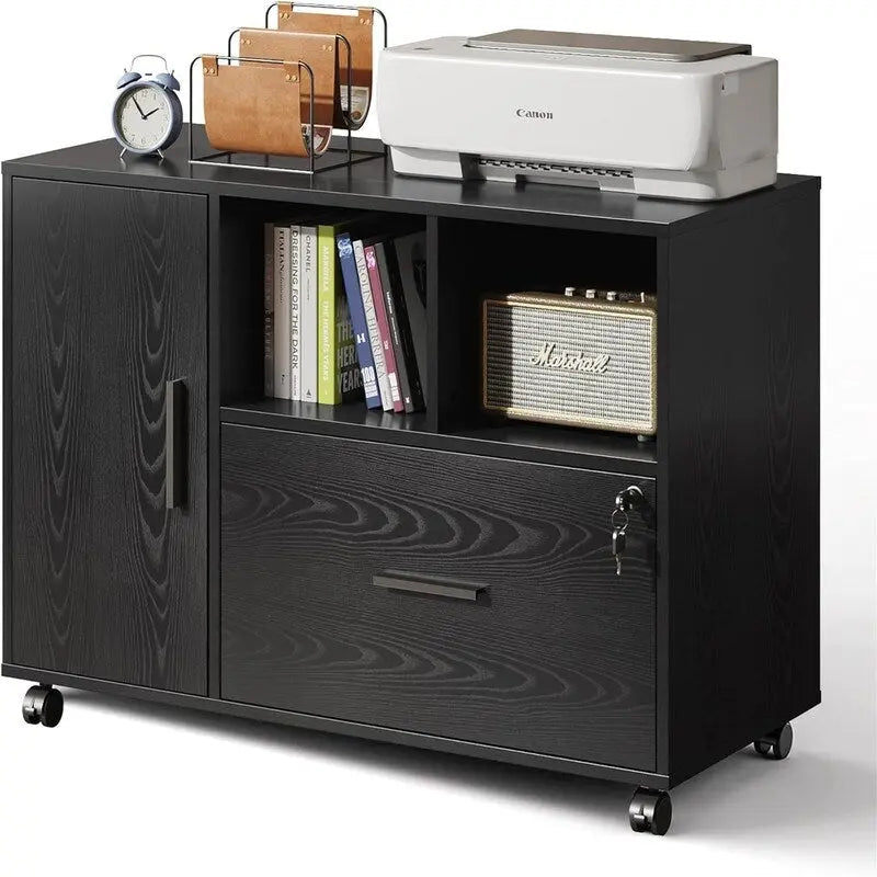 1-Drawer Wood Lateral Filing Cabinet - 15.8 D x 36.6 W x 25 H