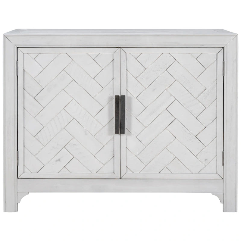 Armoire de rangement vintage bleu antique avec étagères réglables
