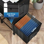 Commode classeur mobile pour chambre à coucher avec 3 tiroirs - 15,7 P x 15,4 L x 29,5 H