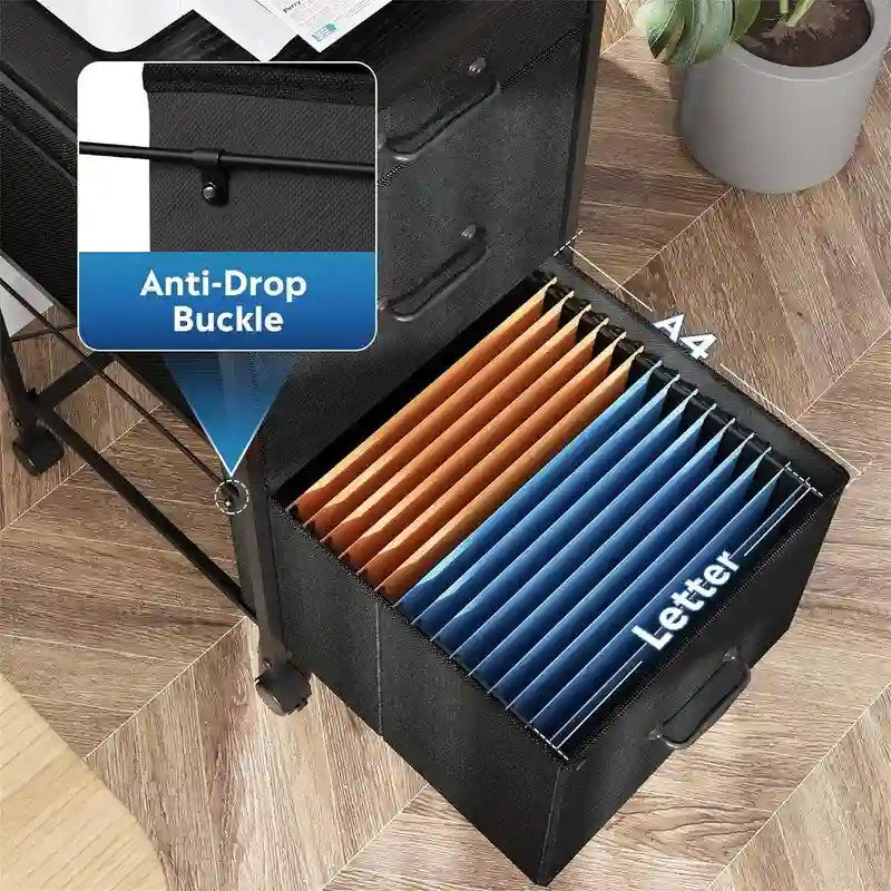 Commode classeur mobile pour chambre à coucher avec 3 tiroirs - 15,7 P x 15,4 L x 29,5 H