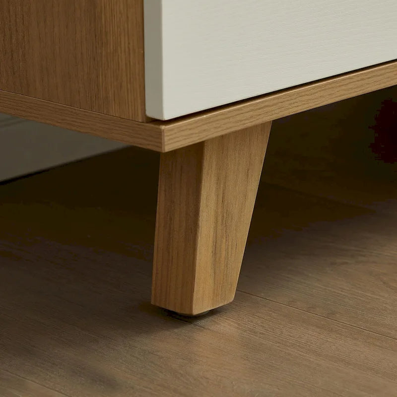 Meuble de rangement 3 tiroirs Rosewood, style grain de bois, individuel