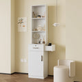 Armoire de rangement sur pied blanche/rose – Utilisation individuelle