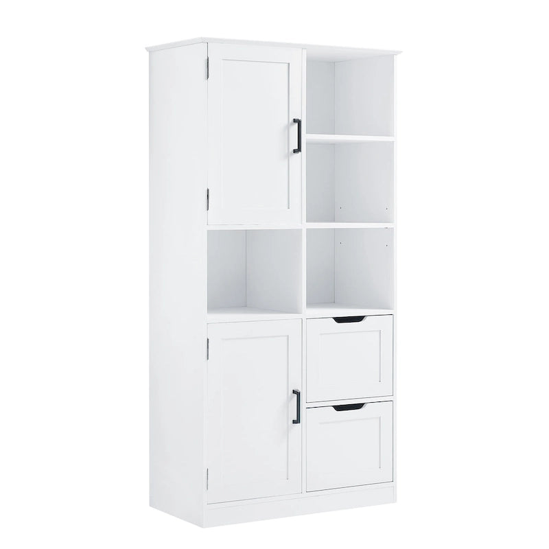 Meuble de rangement haut blanc pour 1 personne