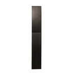 Meuble de rangement haut et étroit noir/blanc – 3 étagères fixes