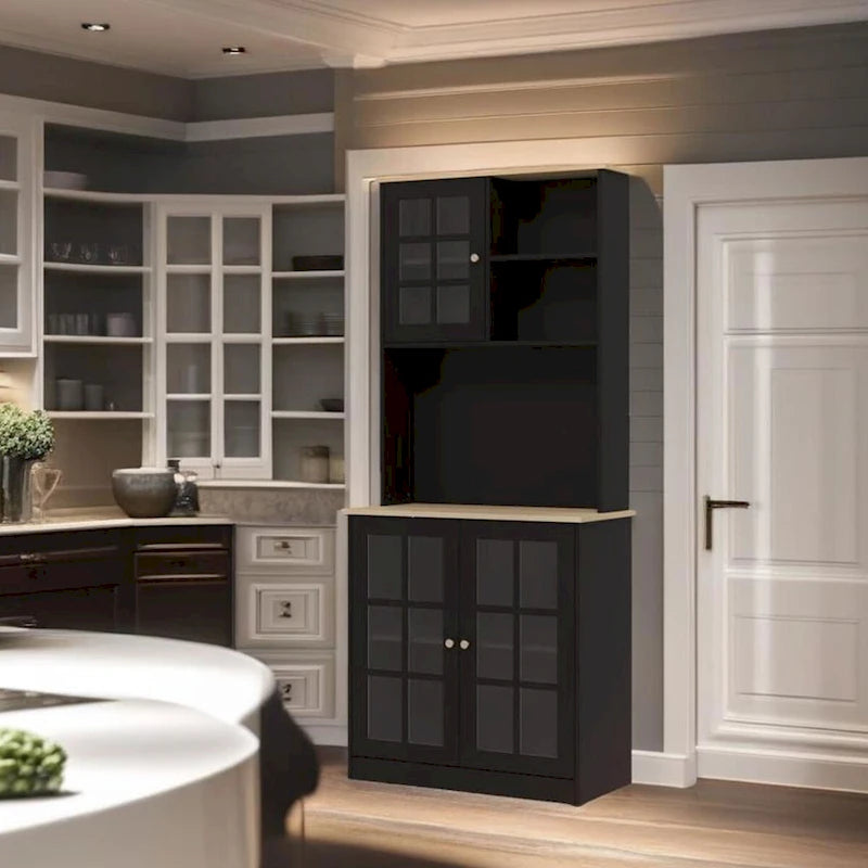 72  Freestanding Kitchen Pantry Cabinet