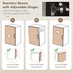 Armoire de cuisine autoportante noire de 183 cm, porte vitrée, simple