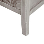 Buffet gris clair avec étagère réglable, plateau en MDF