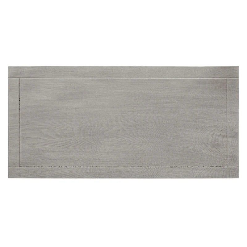 Buffet gris clair avec étagère réglable, plateau en MDF