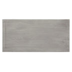 Buffet gris clair avec étagère réglable, plateau en MDF