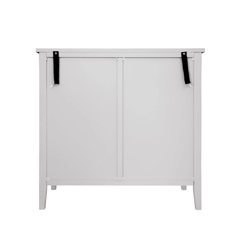 Buffet gris clair avec étagère réglable, plateau en MDF